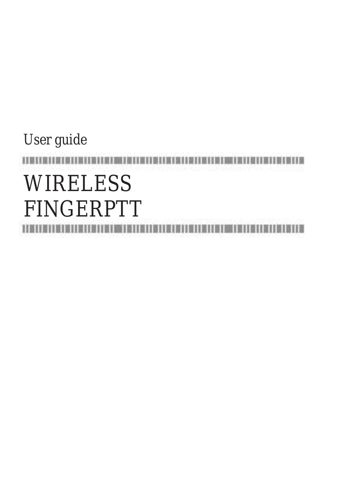 Titan Communication systems Aps AIRCRYPT WPTT1 User Manual