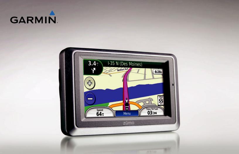 Garmin Zumo 600 series Operation Manual