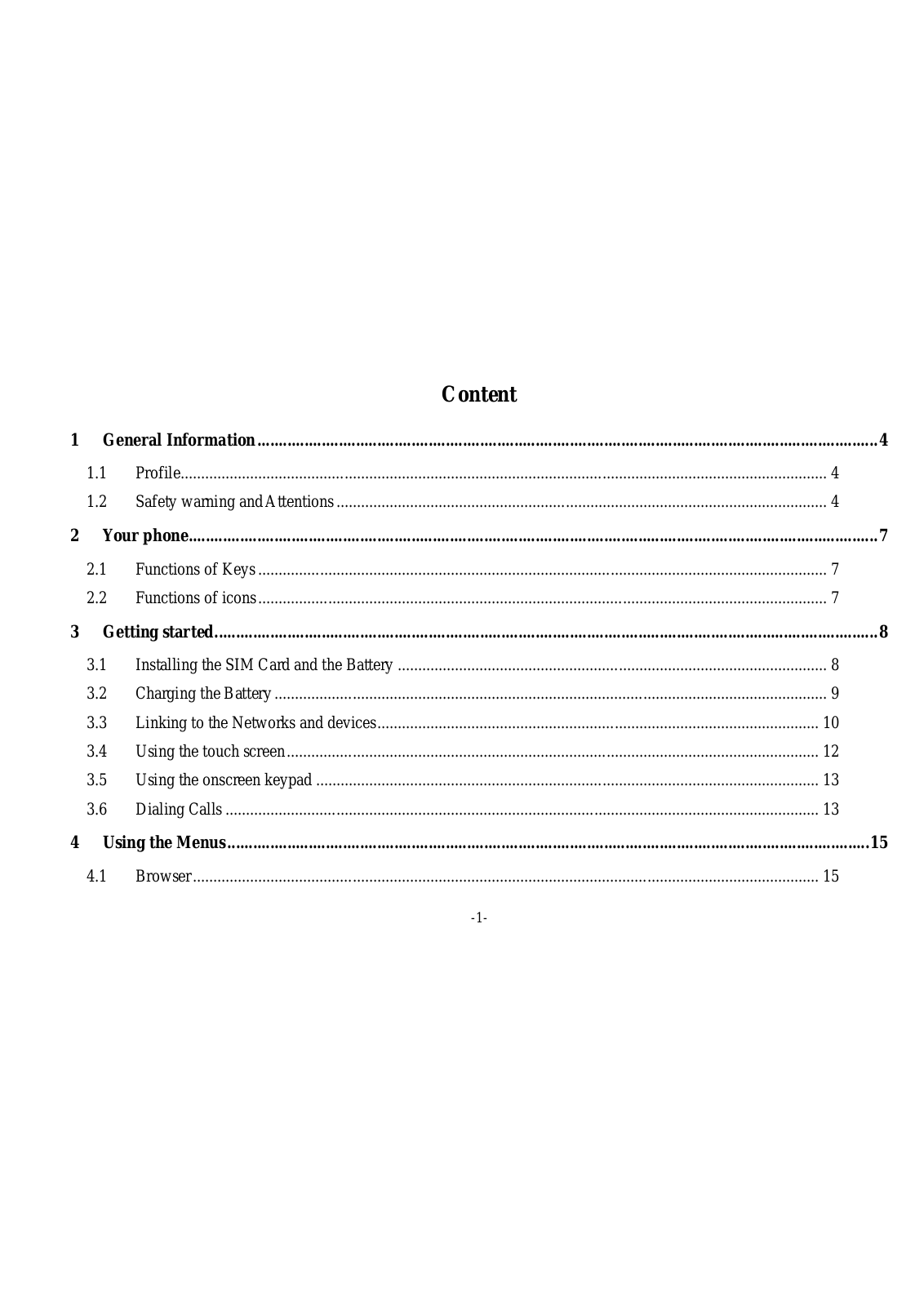 Senwa LS5I User Manual