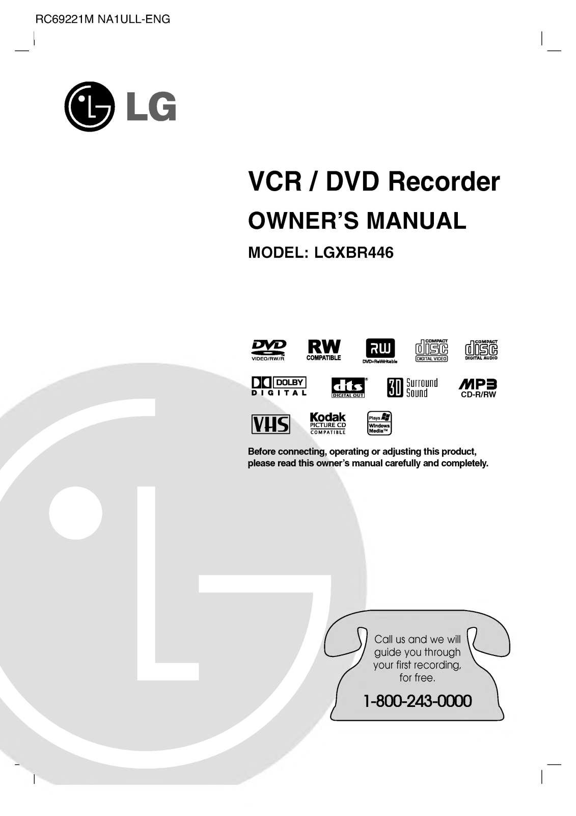 LG LGXBR446 User Manual