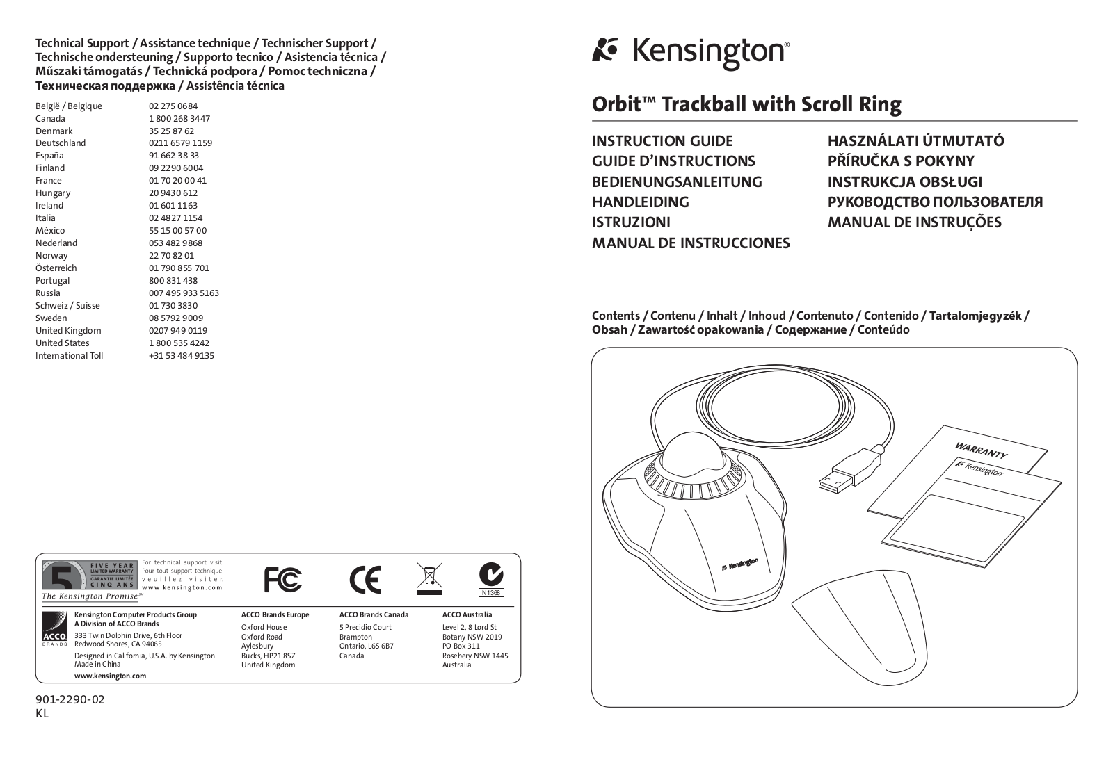 KENSINGTON Scroll User Manual