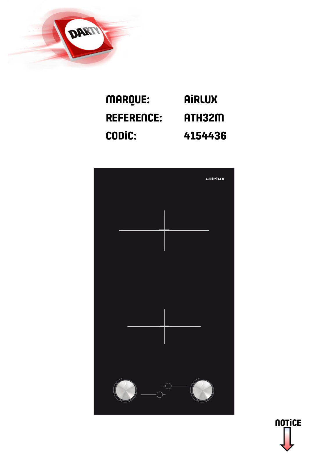 AIRLUX ATH320M User Manual