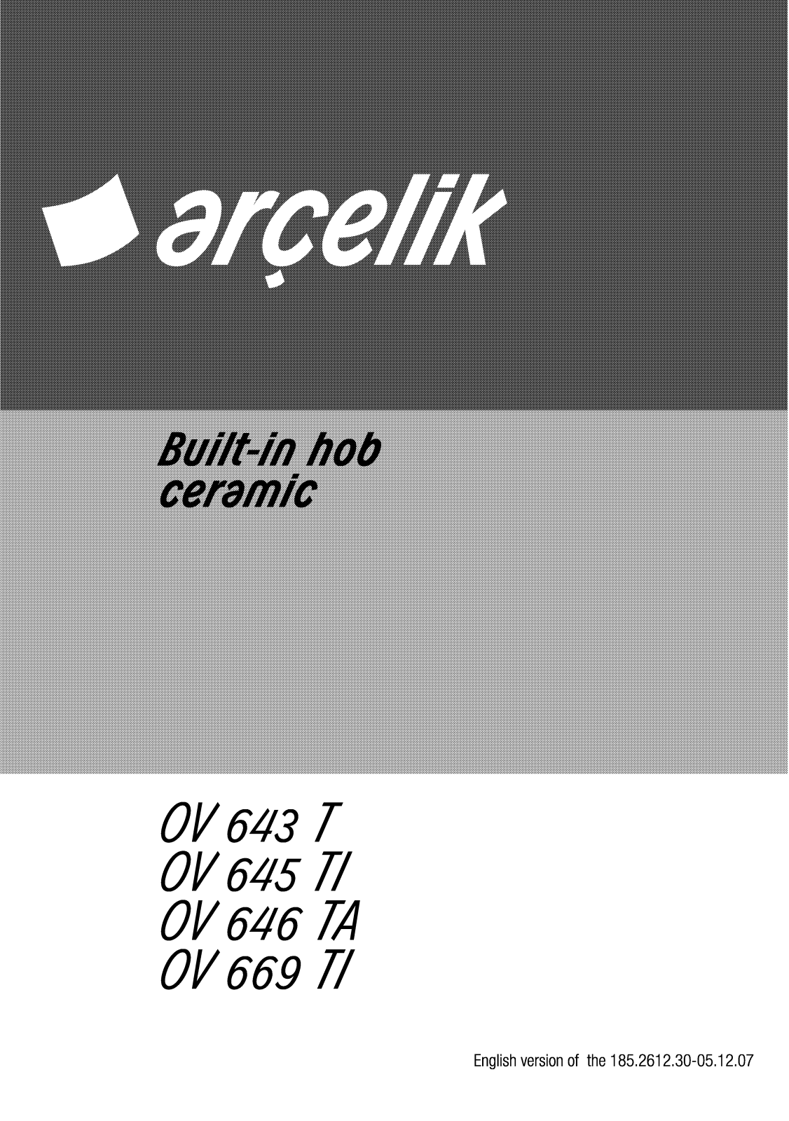 Arçelik OV645TI, OV646TA, OV669TI User manual