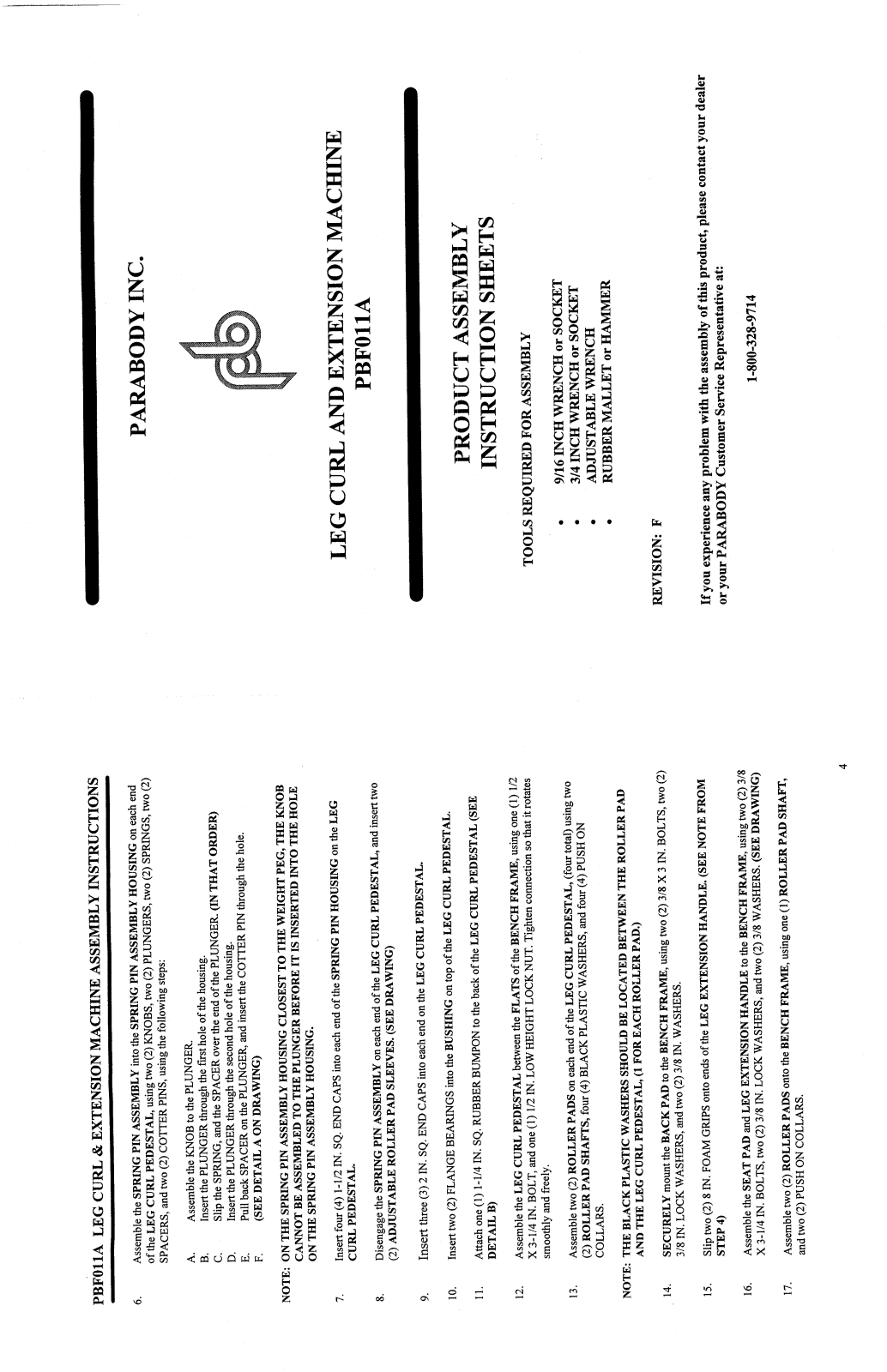 ParaBody PBF011 User Manual