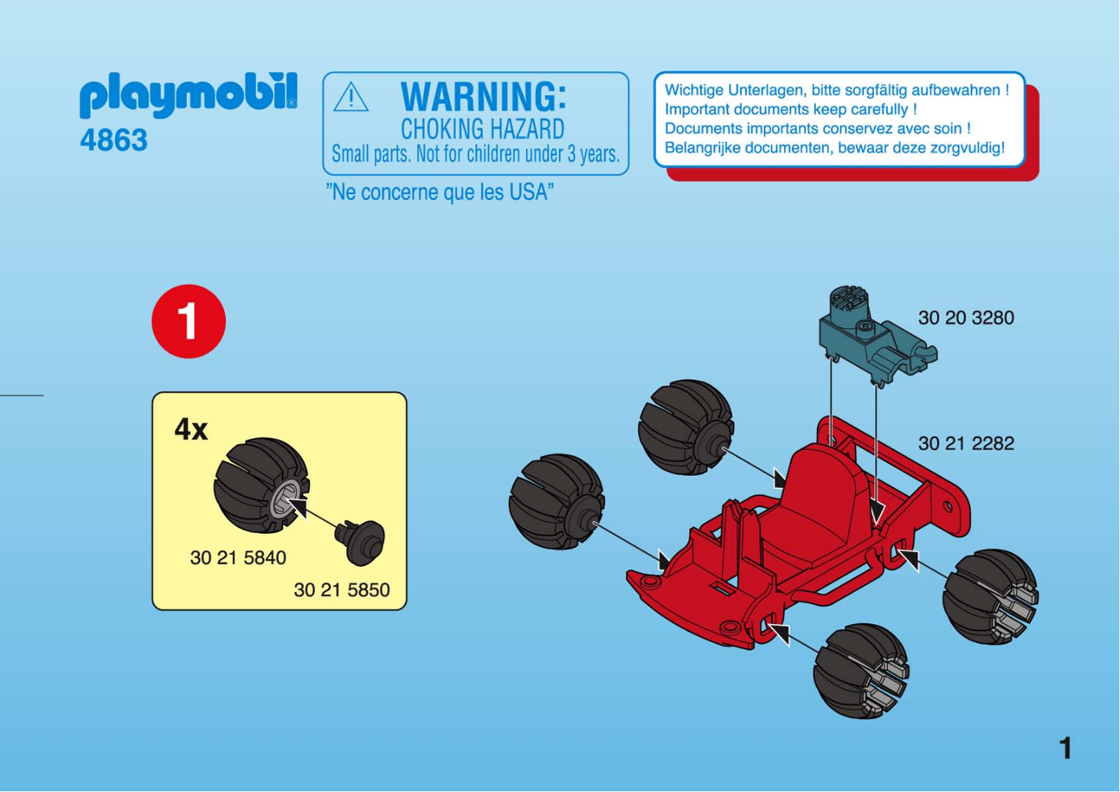 playmobil 4863 Service Manual