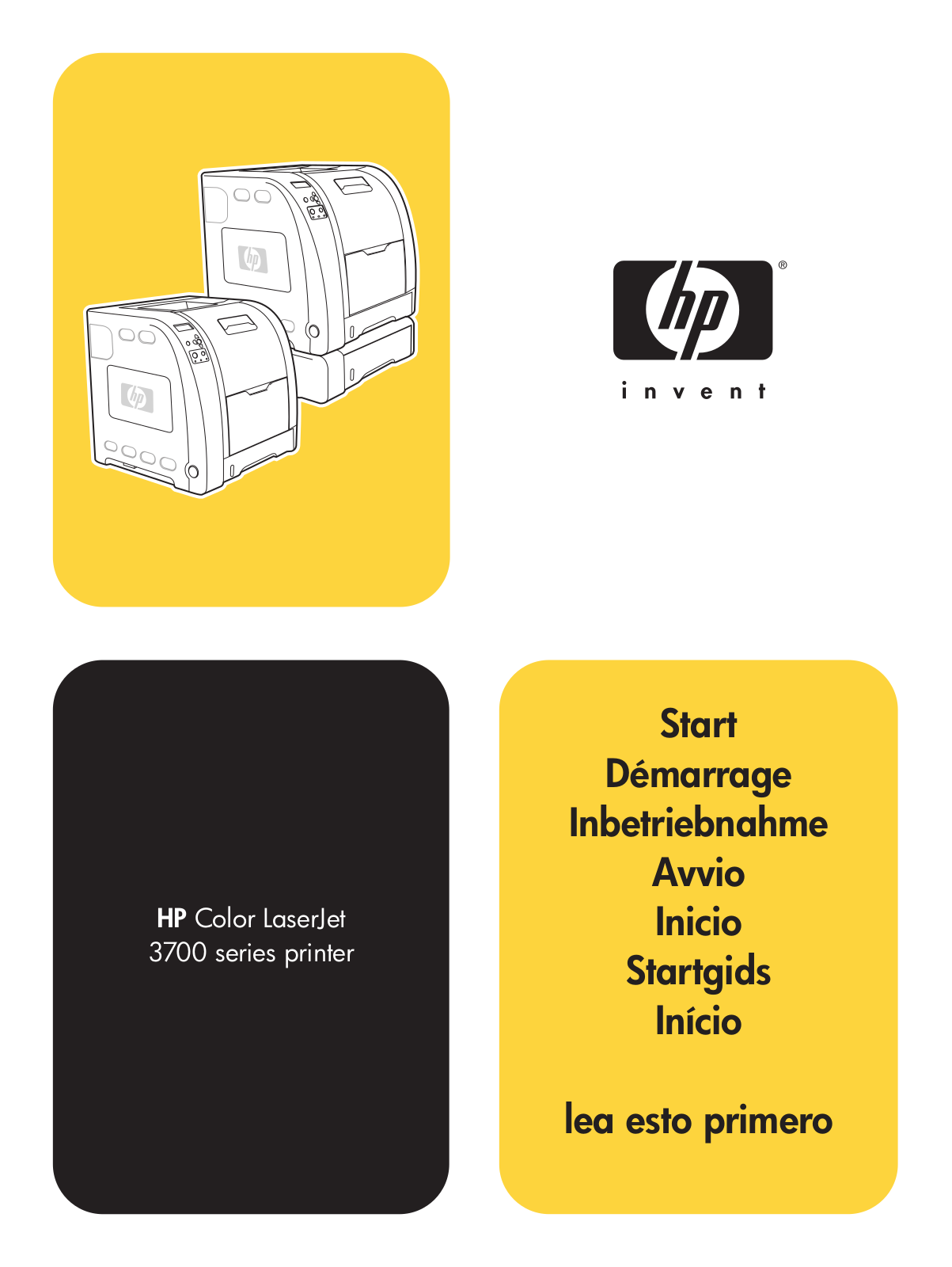 HP 3700 User Manual