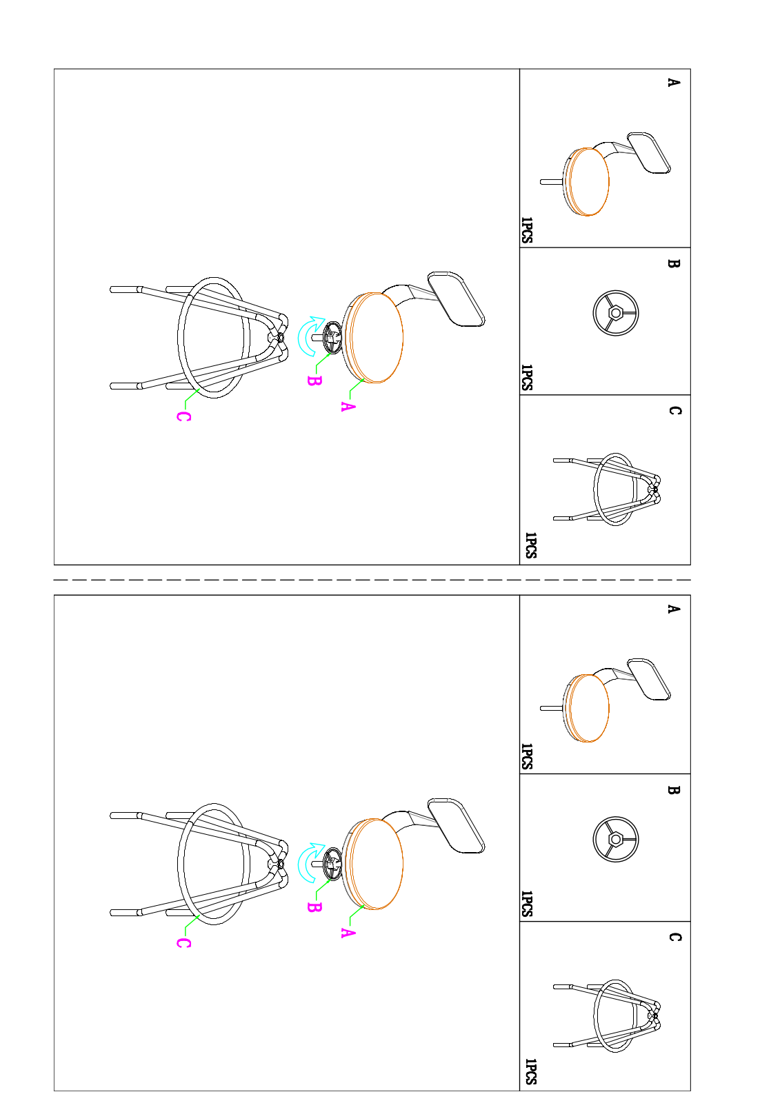 Armen Living LCPESTSBPI Assembly Guide - ManualMachine.com