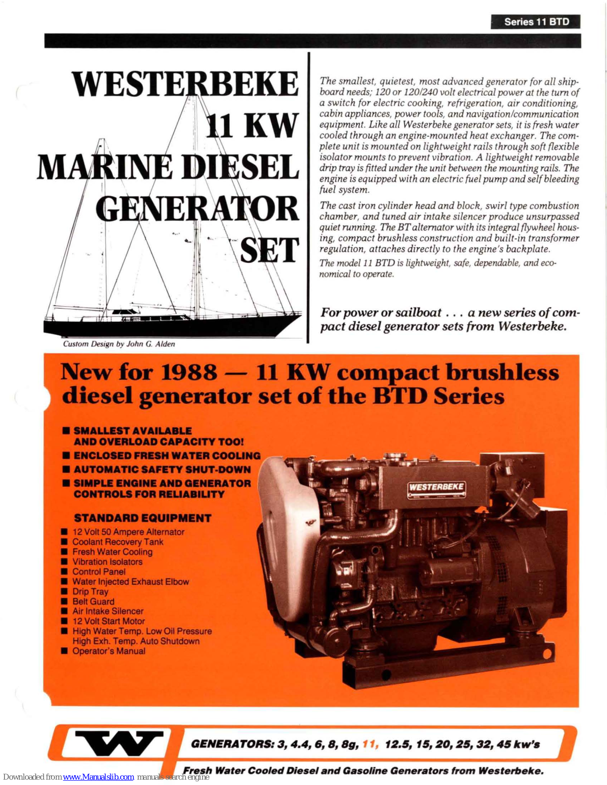 Westerbeke 11.0 BTD-614, 8.3 BTD-514 Specifications - ManualMachine.com