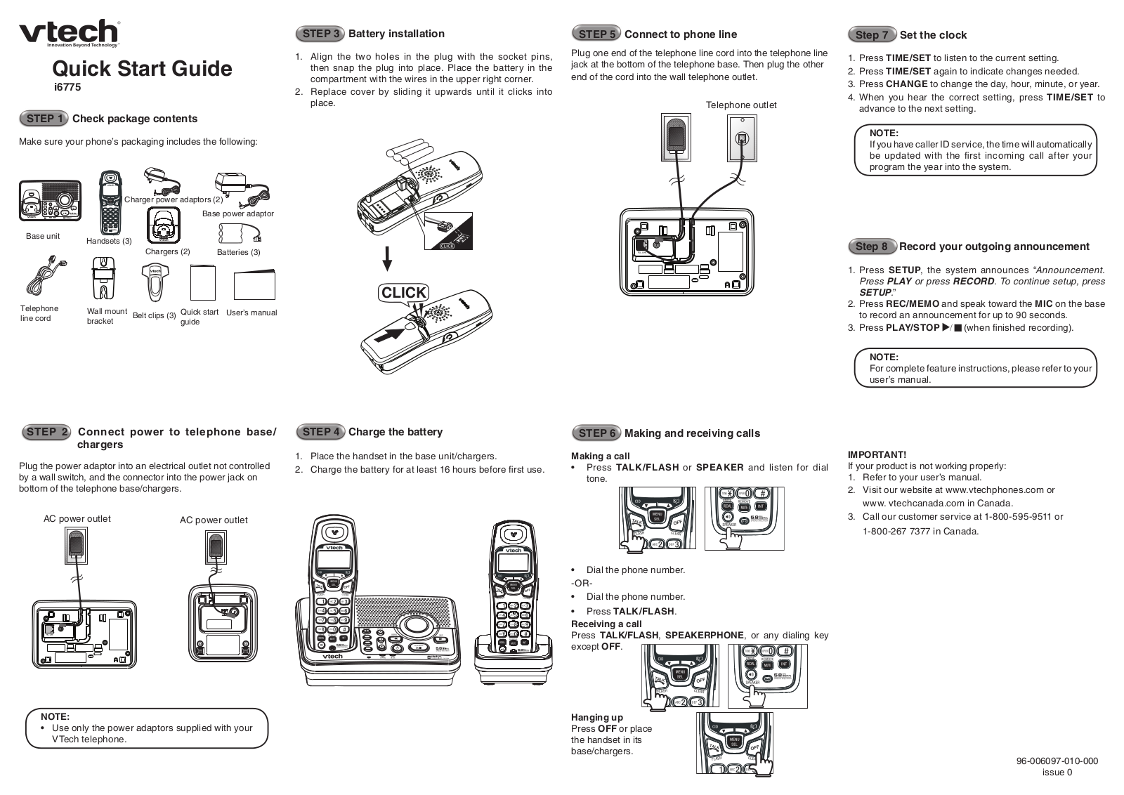 VTech i6775 User Manual