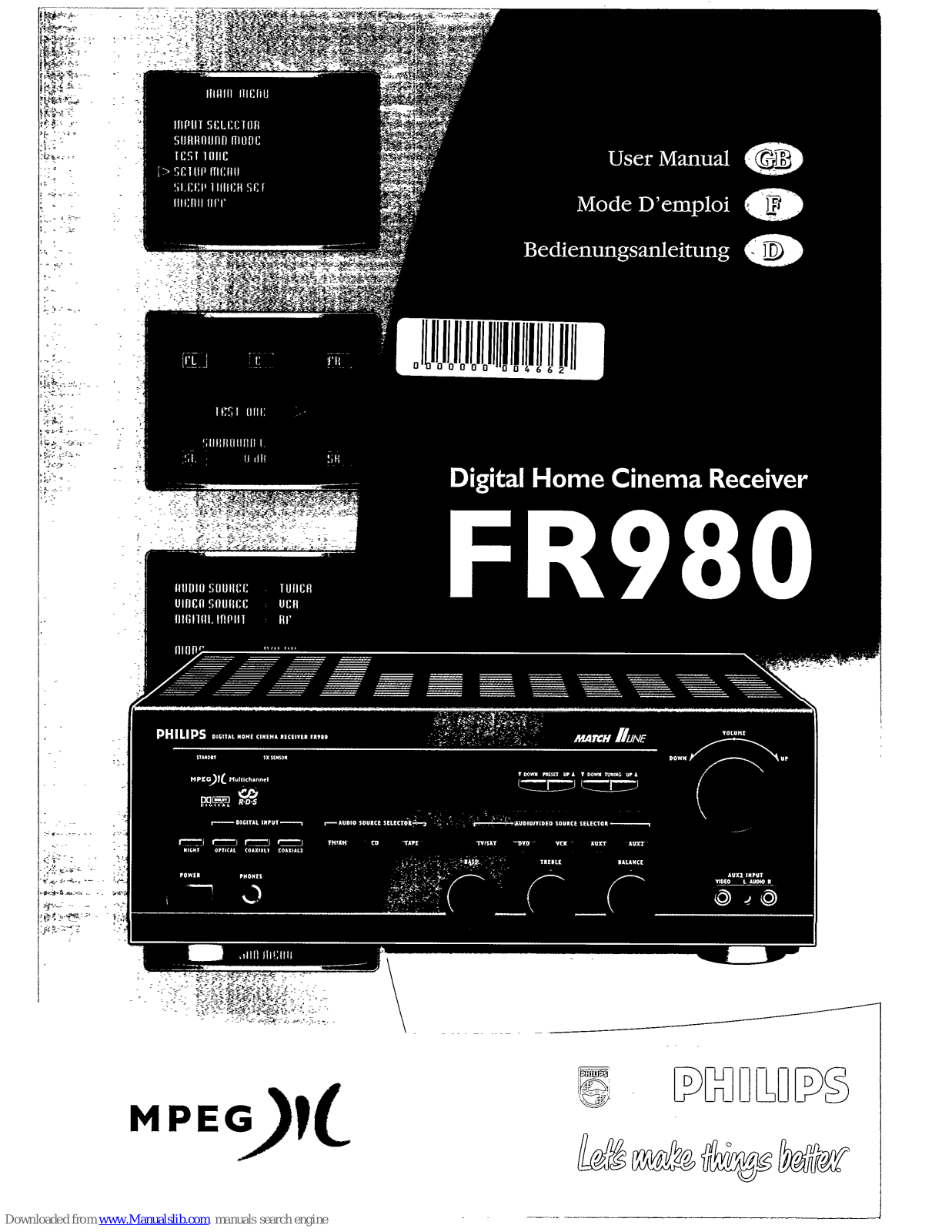 Philips FR980 User Manual - ManualMachine.com
