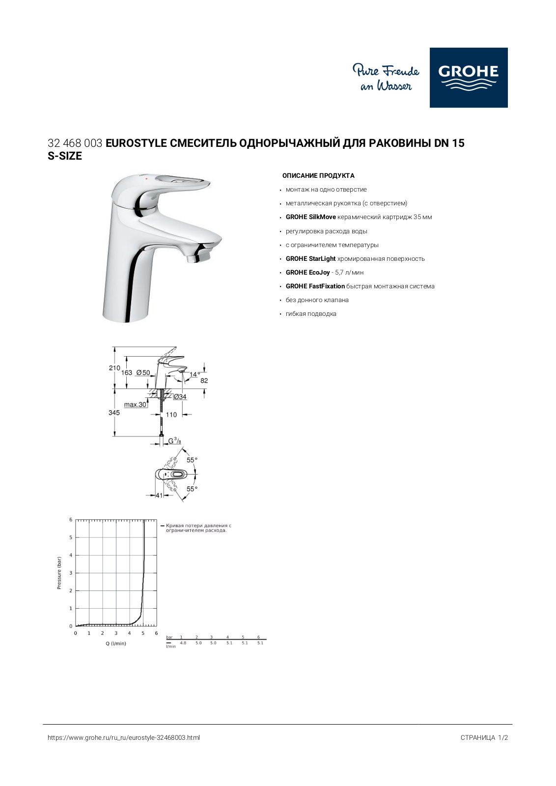 Grohe 32468003 User guide