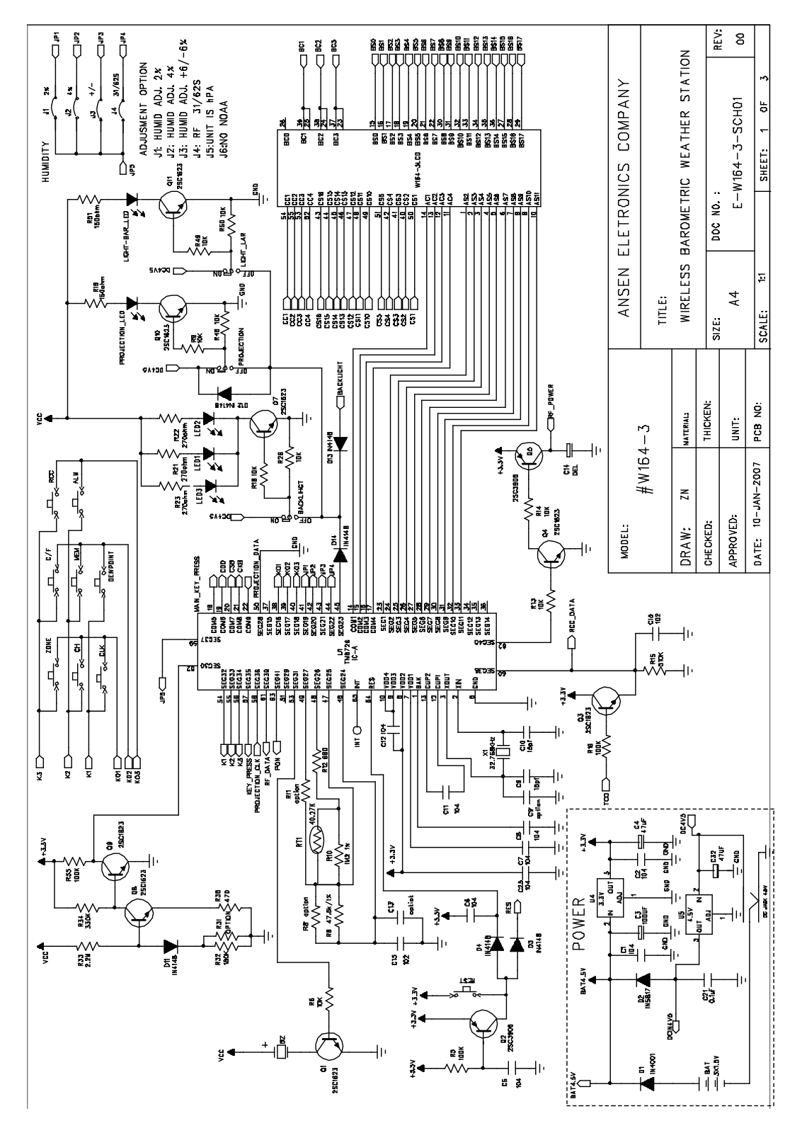 Vitek VT-6402 Circuit diagrams