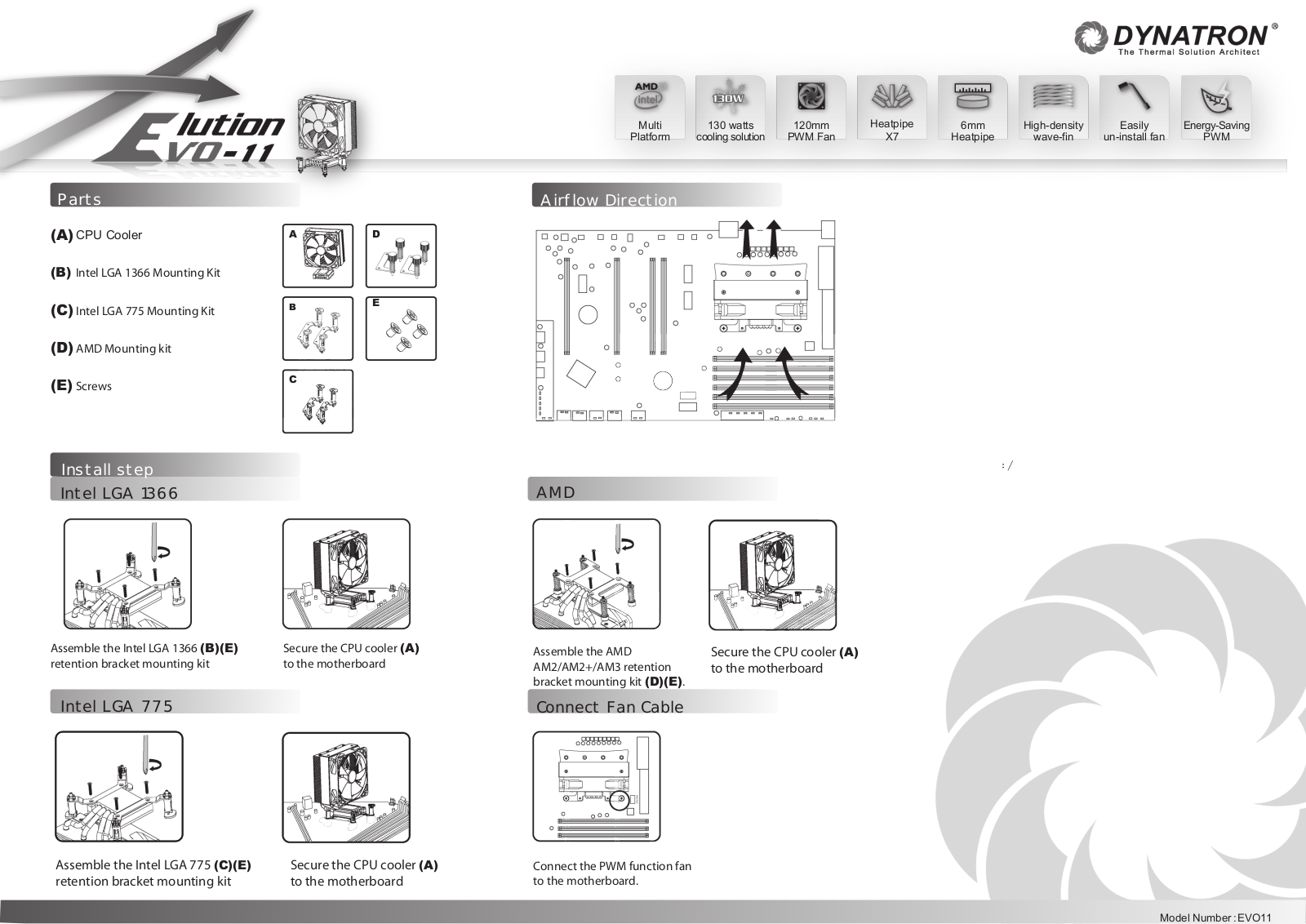 Dynatron EVO11 User guide - ManualMachine.com