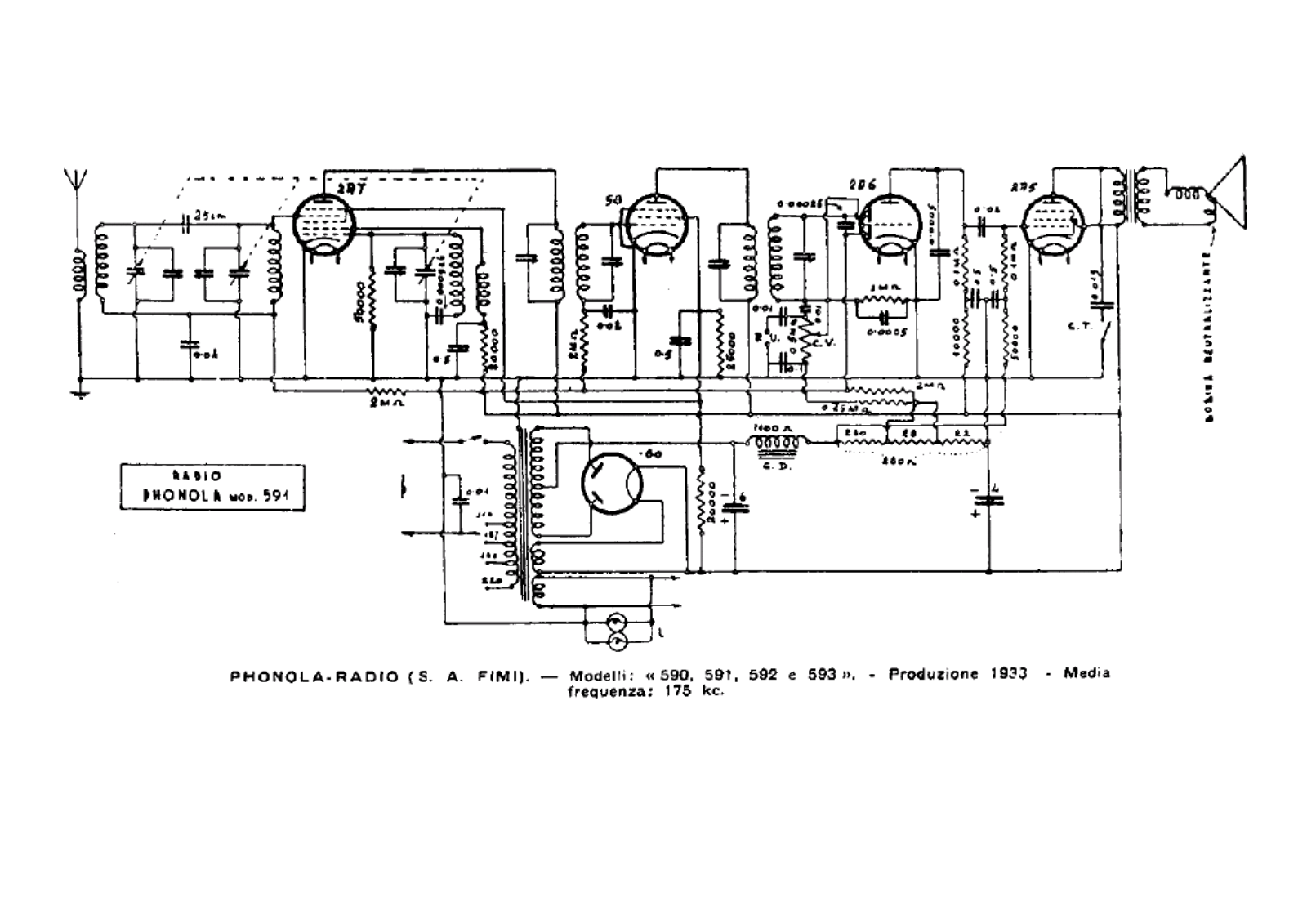 Phonola 590 schematic - ManualMachine.com