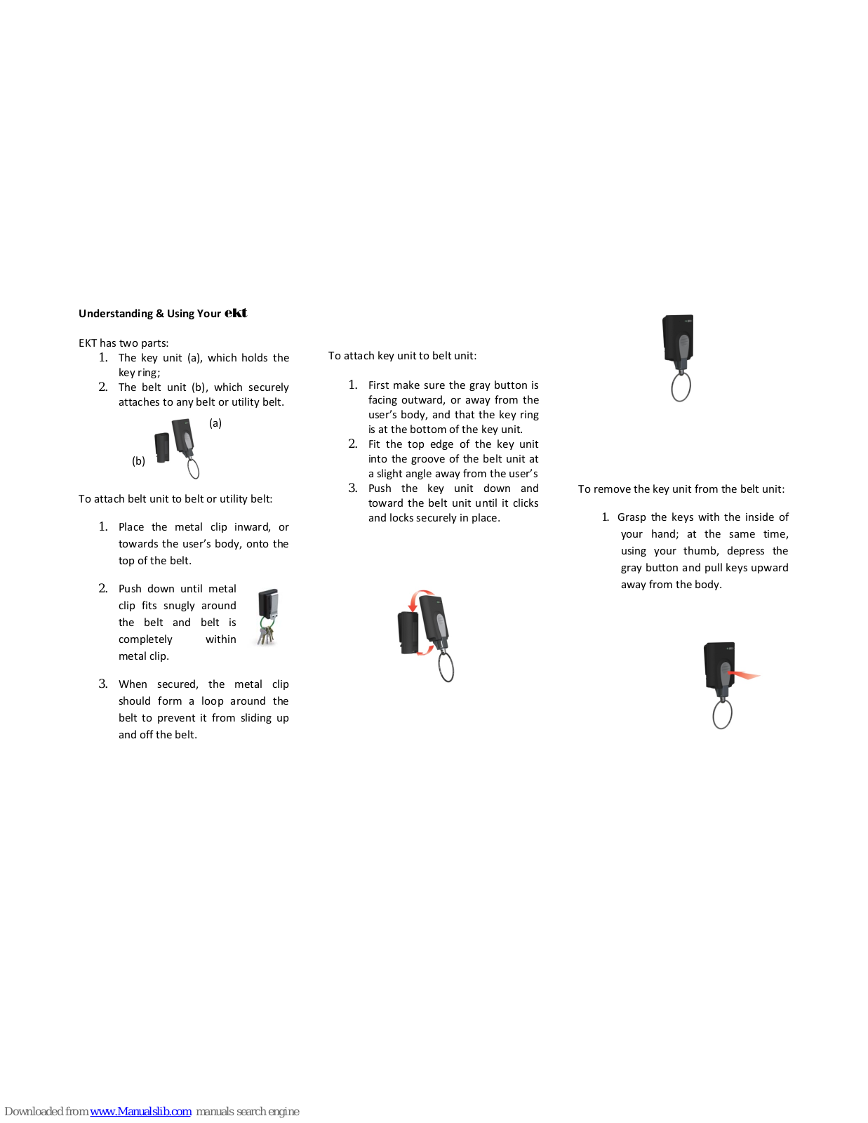 EKT 3000 User Manual