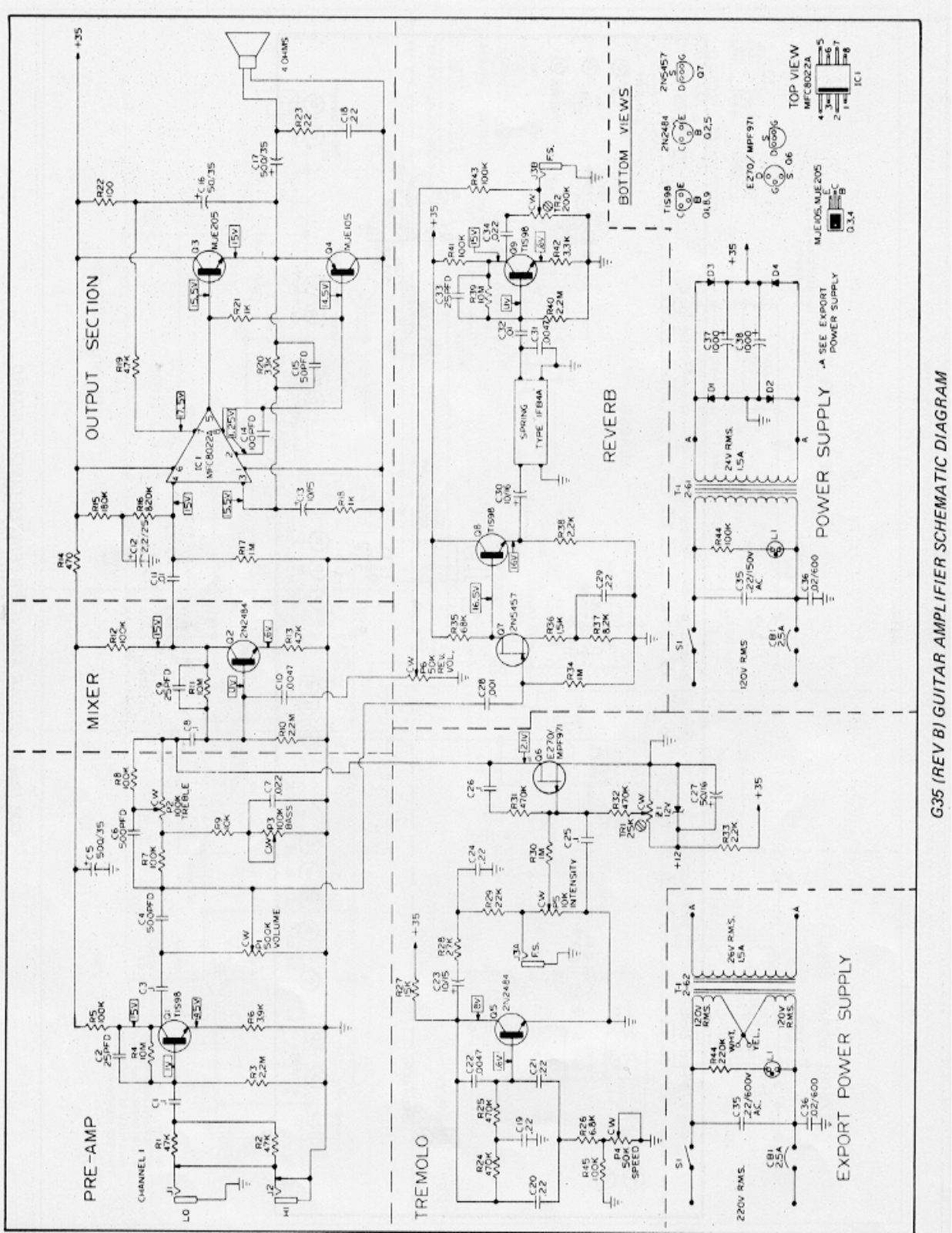 Gibson g35 rev b schematic