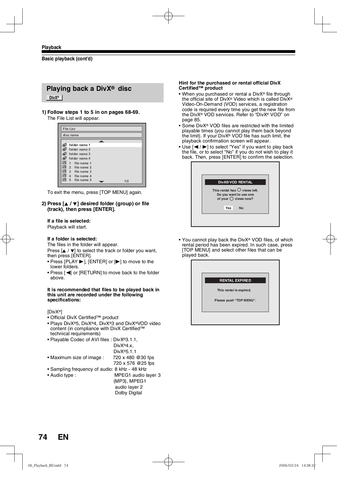 Toshiba D-VR16 User Manual