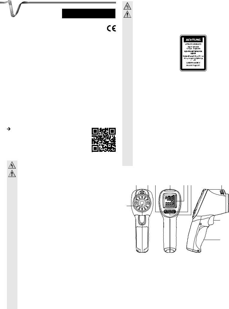 VOLTCRAFT IR-SCAN-350RH/2 User guide