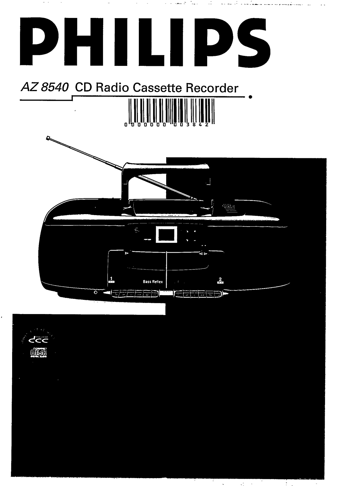 Philips AZ8540/13, AZ8540/00M, AZ8540/05, AZ8540/00, AZ8540 User Manual