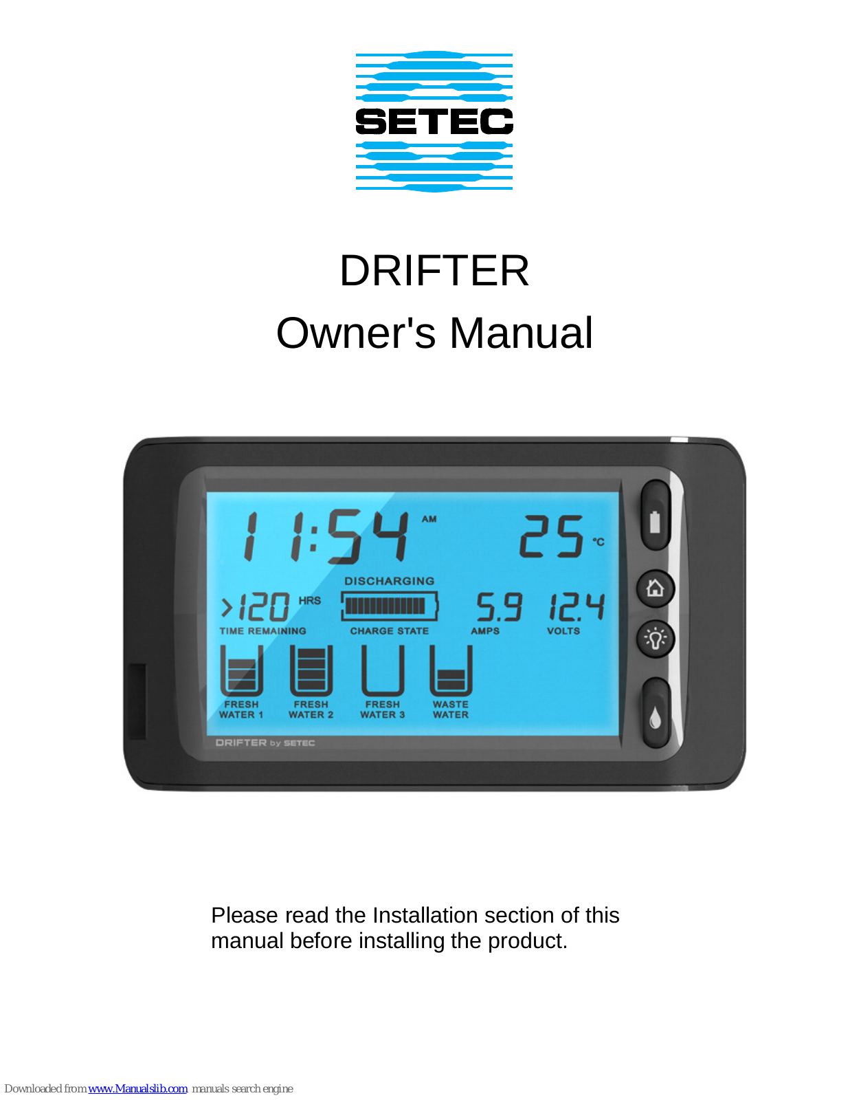 Setec DRIFTER Owner's Manual