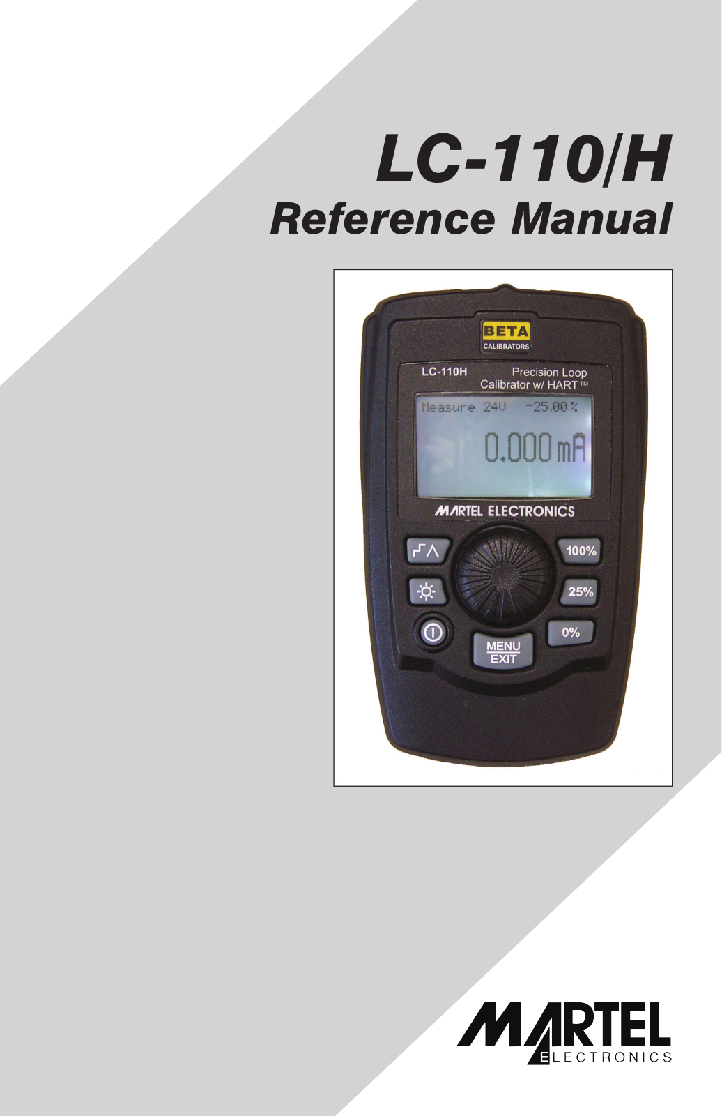 Martel Electronics LC-110H User Manual