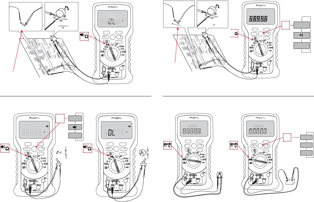 Megger AVO830, AVO835 Quick start guide