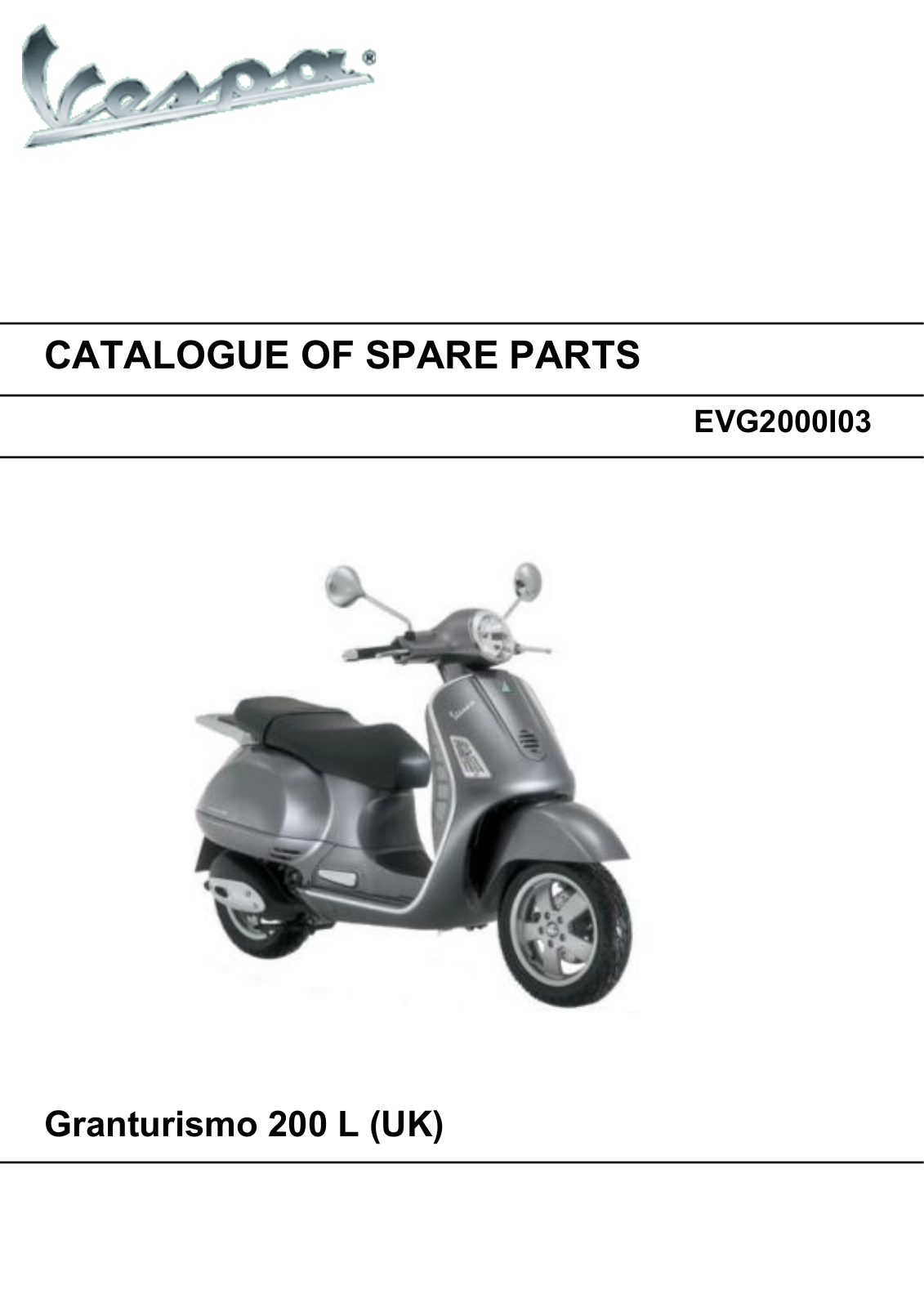 Vespa GT200 Diagram