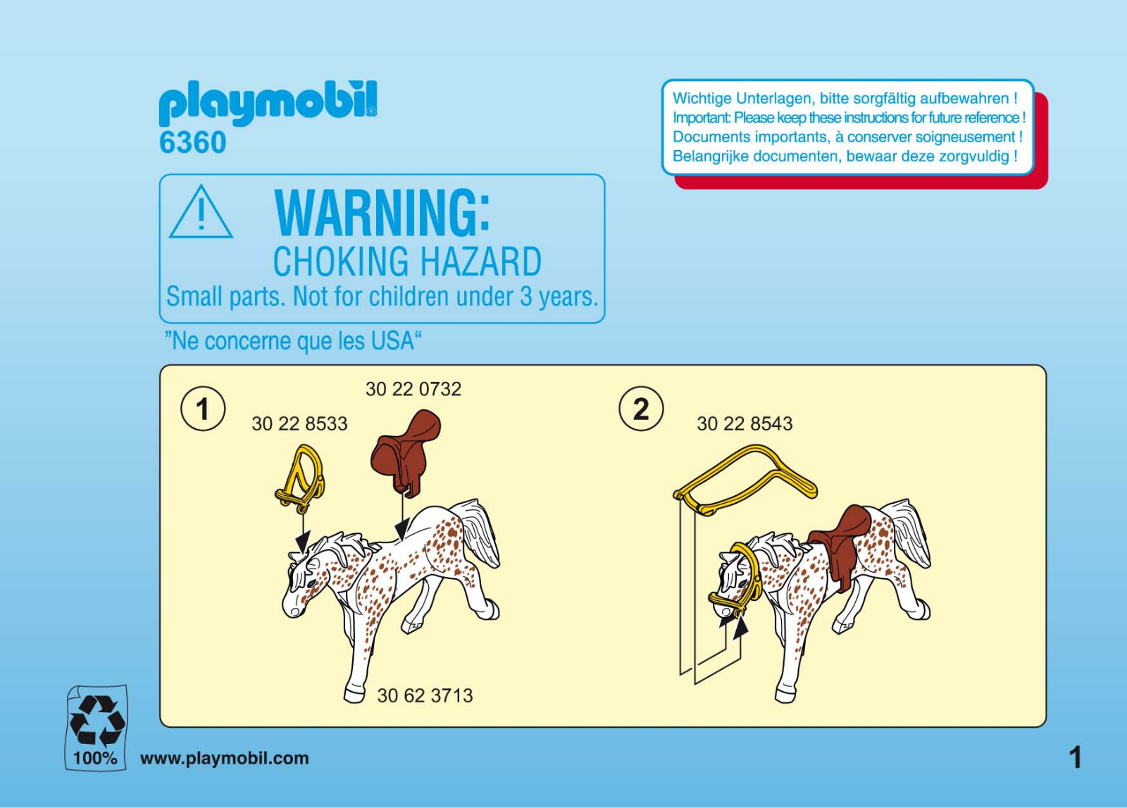 Playmobil 6360 Instructions