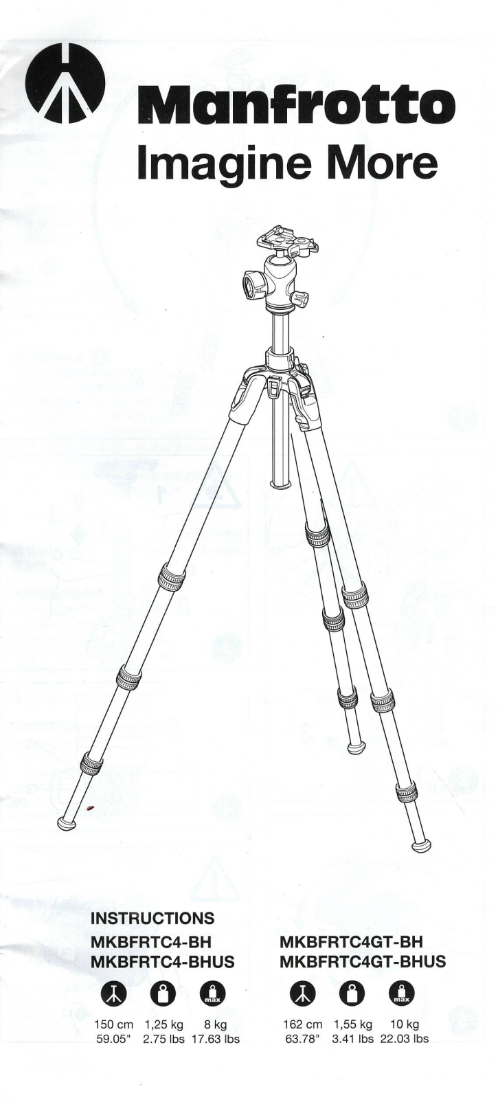 Manfrotto MKBFRTC4-BH User Manual