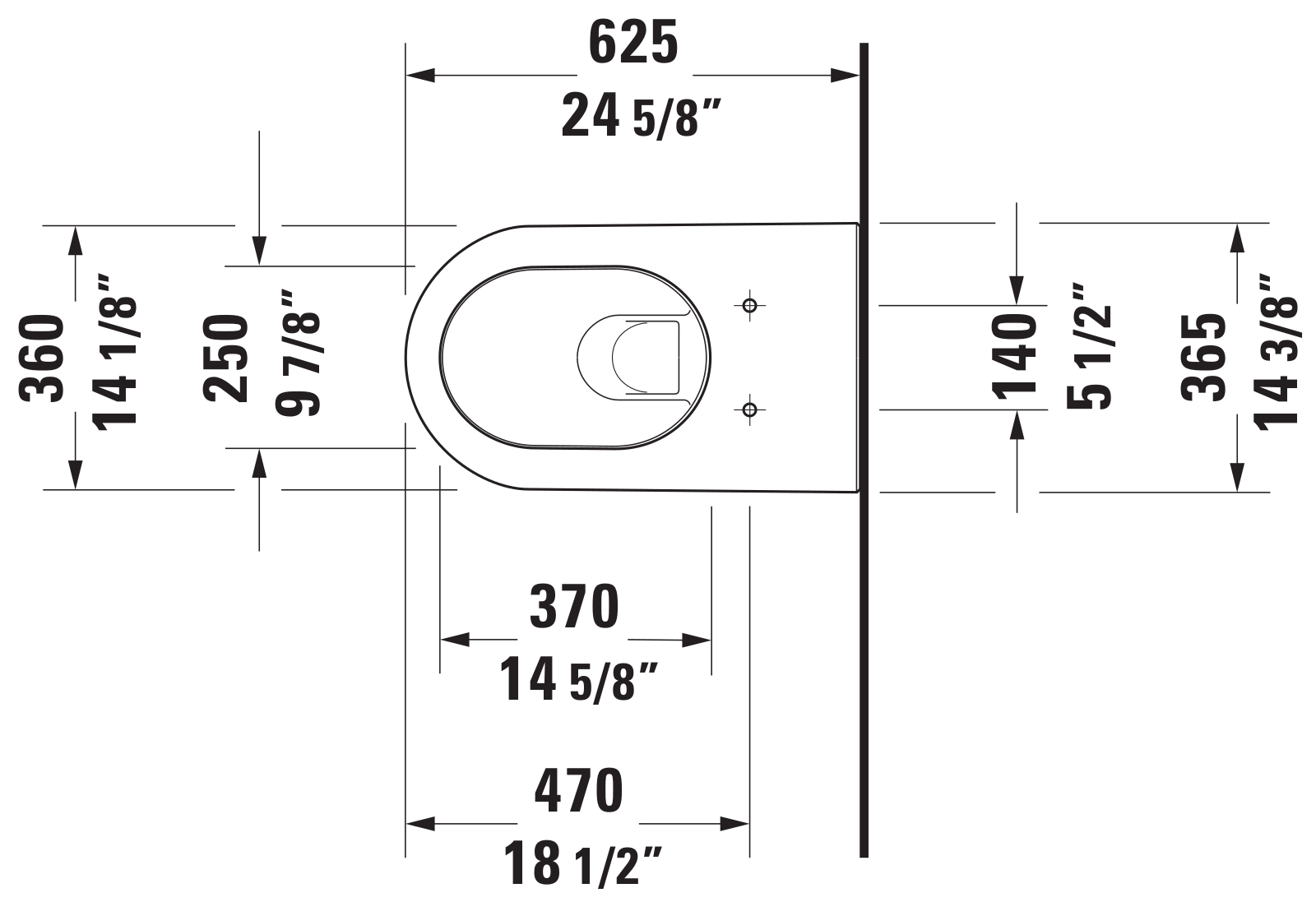 Duravit DRV1829 Dimensions - ManualMachine.com
