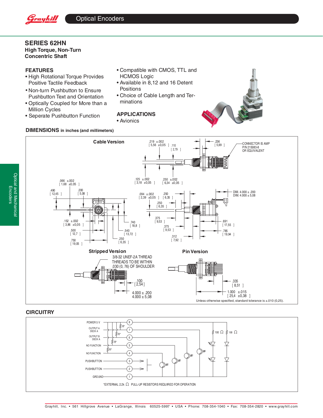 Grayhill 62HN User Manual