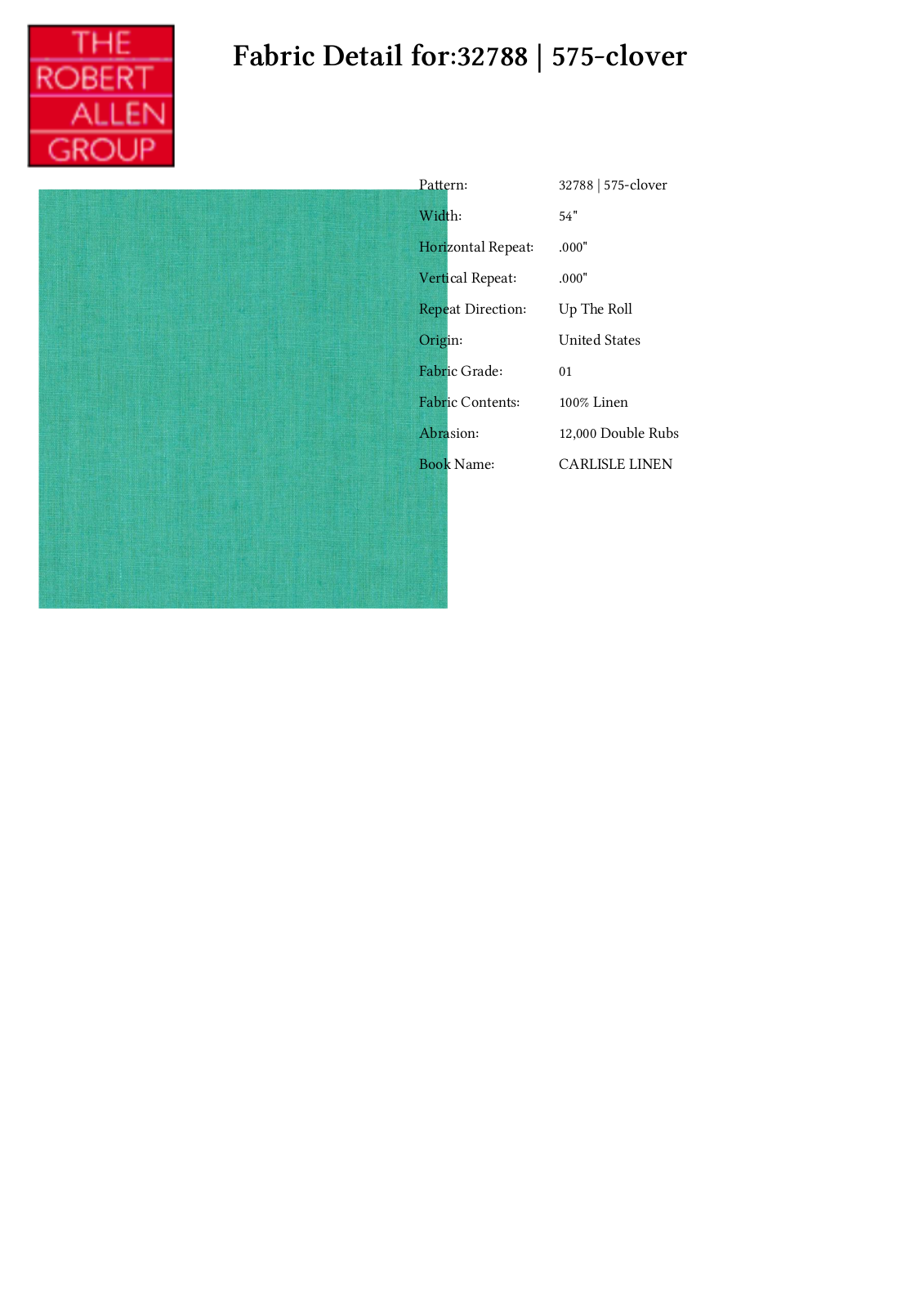 Duralee CRAL6312 Specifications - ManualMachine.com