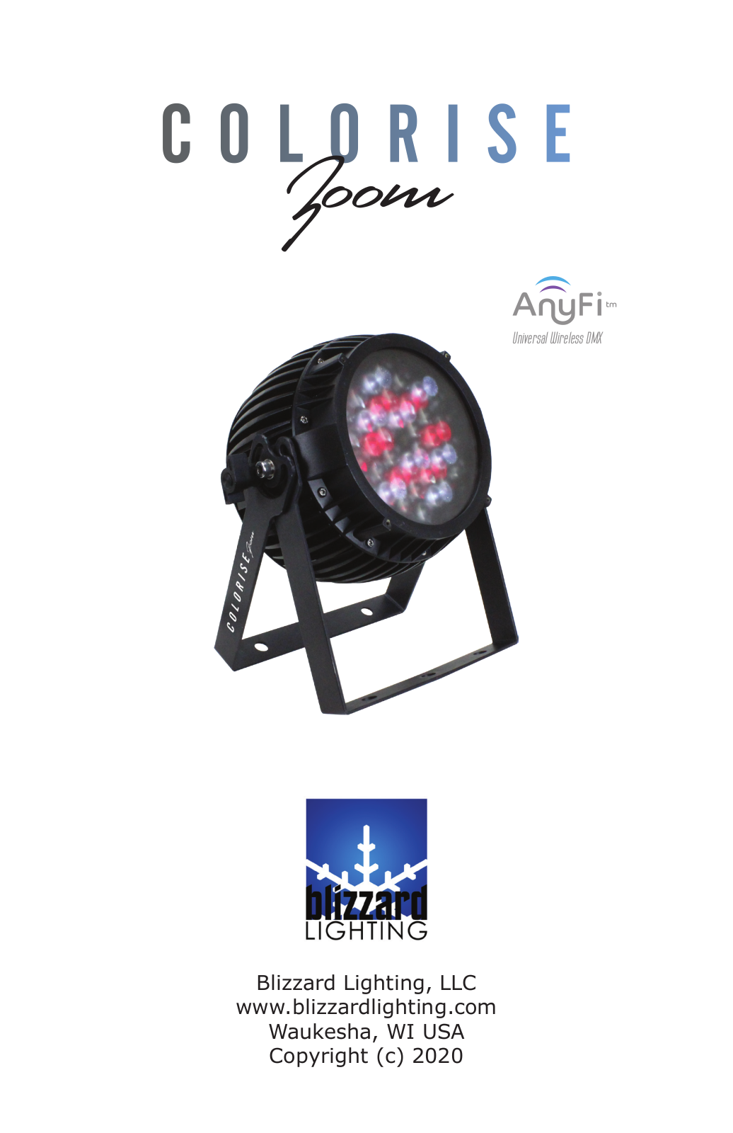 Blizzard Lighting Colorise Zoom User guide - ManualMachine.com