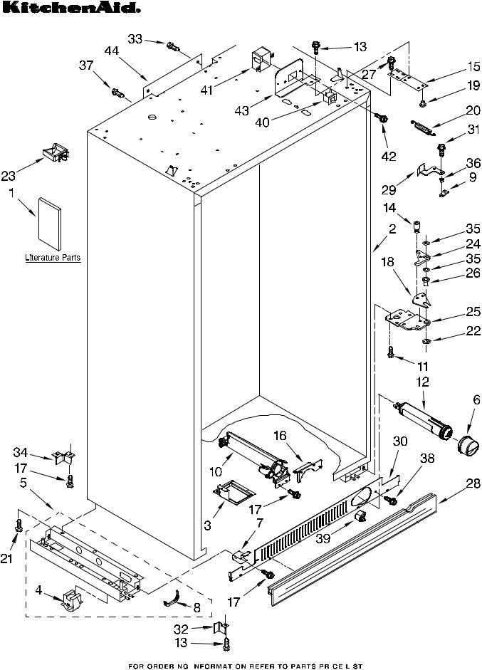 KitchenAid KSSS42FTX00 Parts List