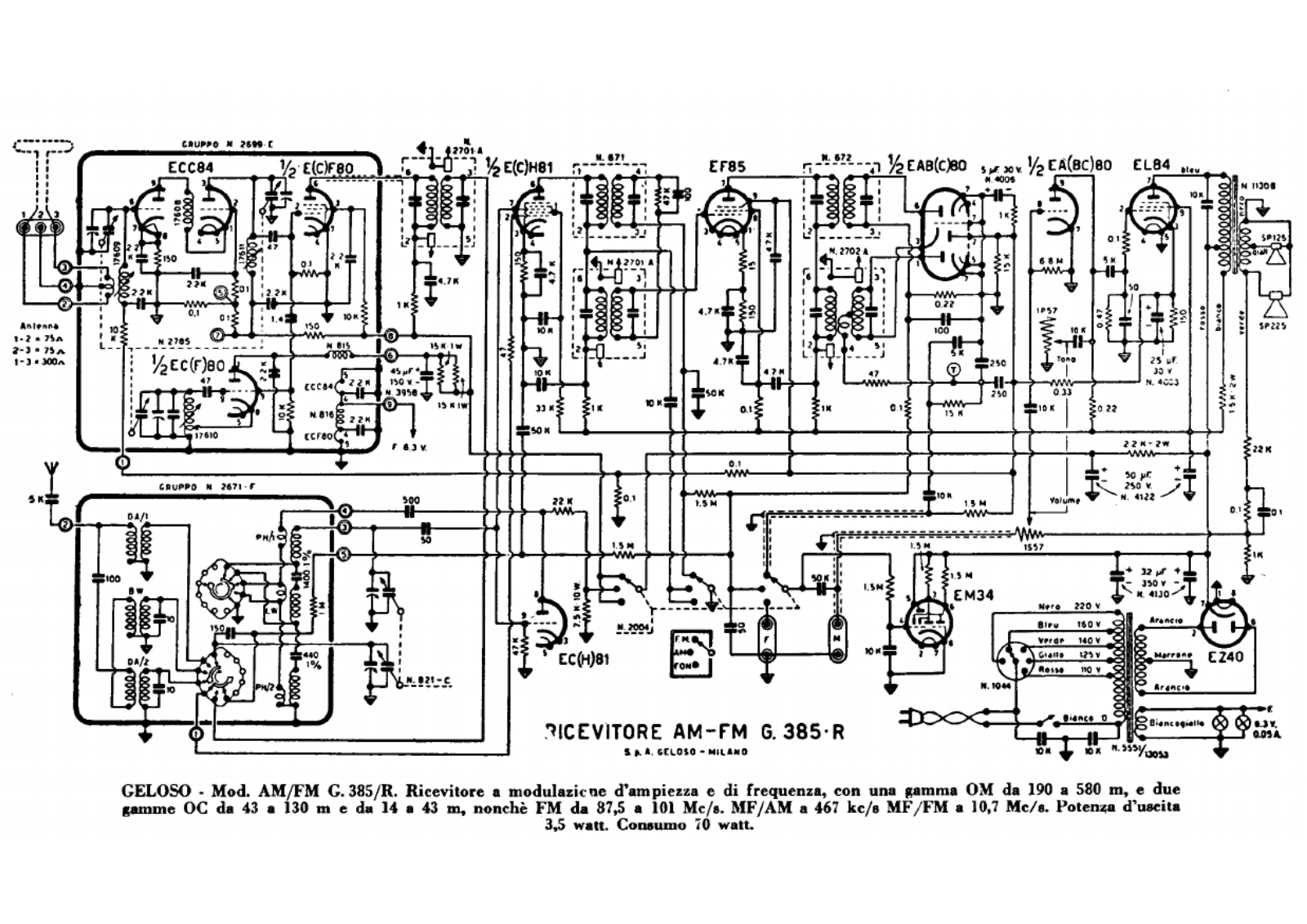 Geloso g385r schematic