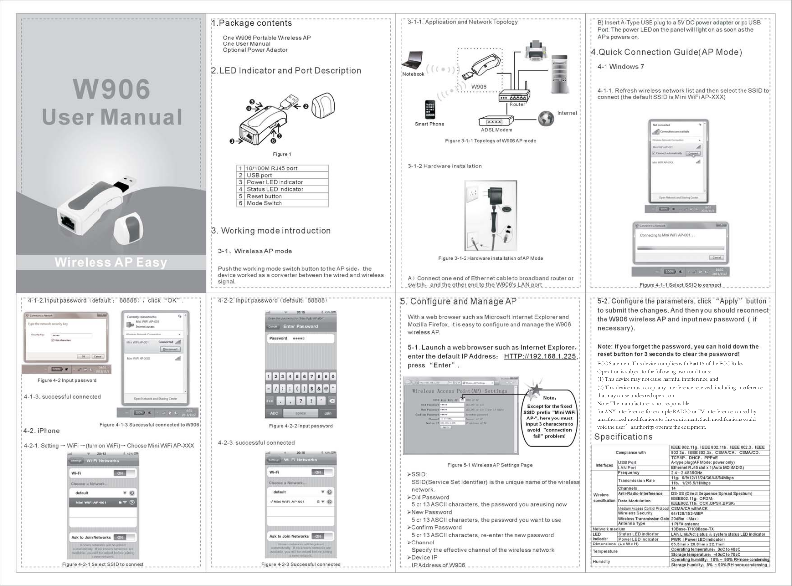 Cepa China W906 Users Manual