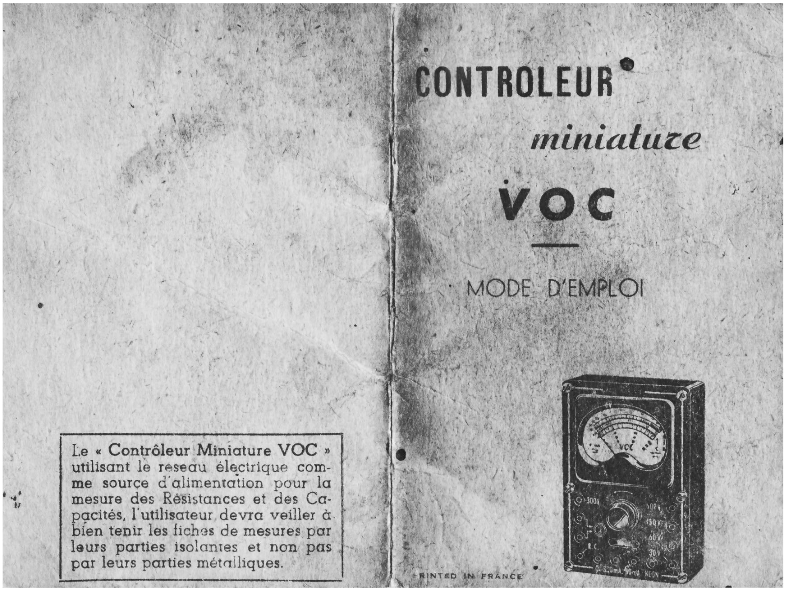 VOC Controleur Miniature User Manual