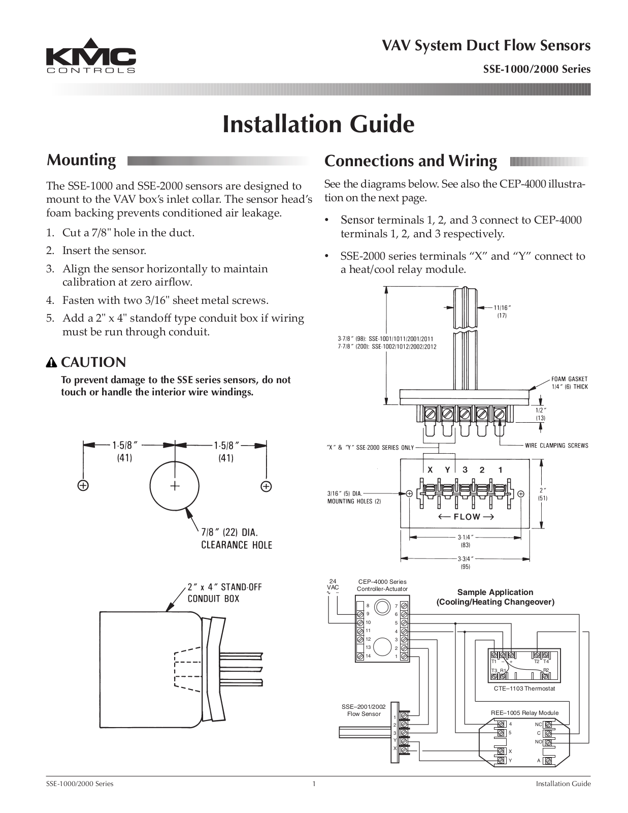 KMC Controls SSE-2000 User Manual