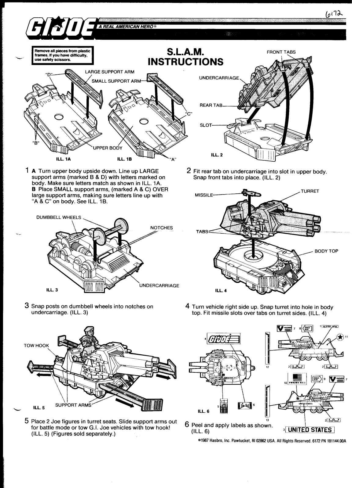 HASBRO GIJoe S.L.A.M User Manual