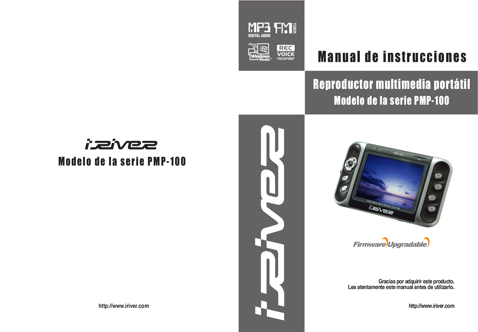 Iriver PMP-100 User Manual