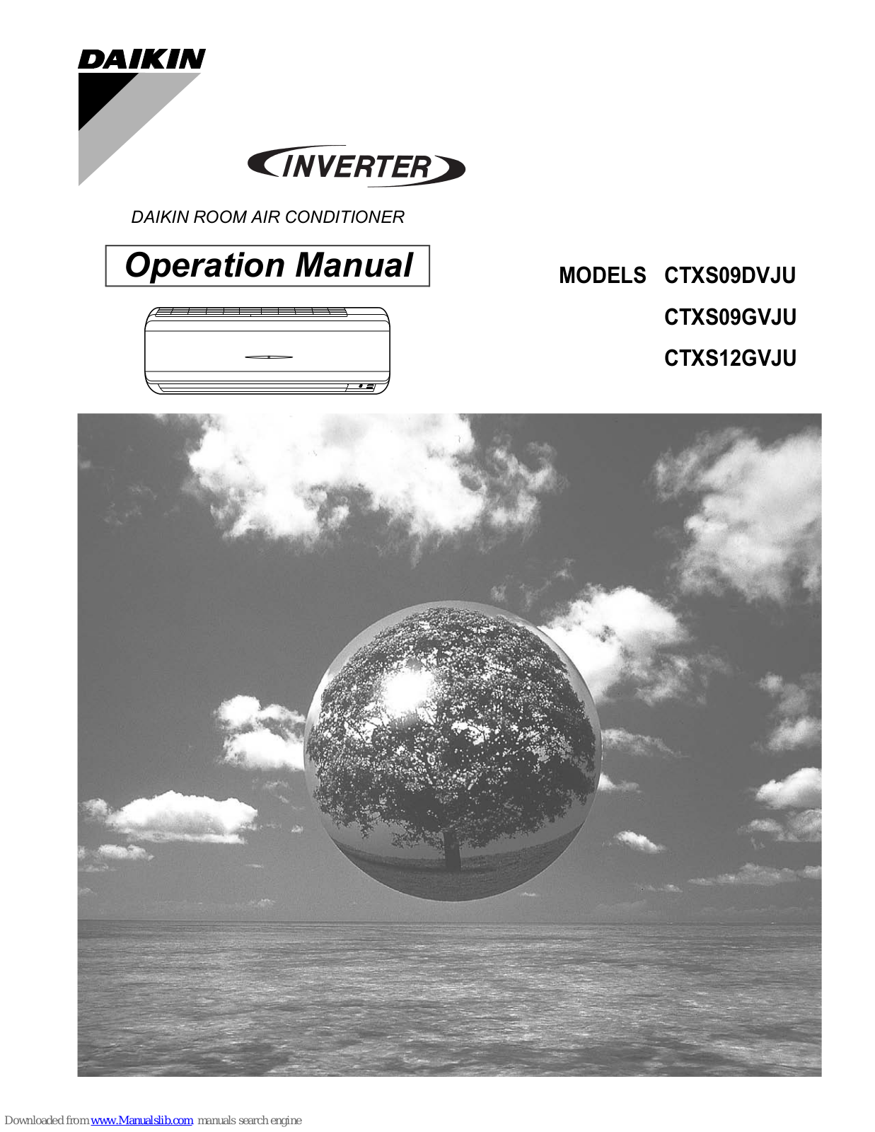 Daikin CTXS09DVJU, CTXS09GVJU, CTXS12GVJU Operation Manual