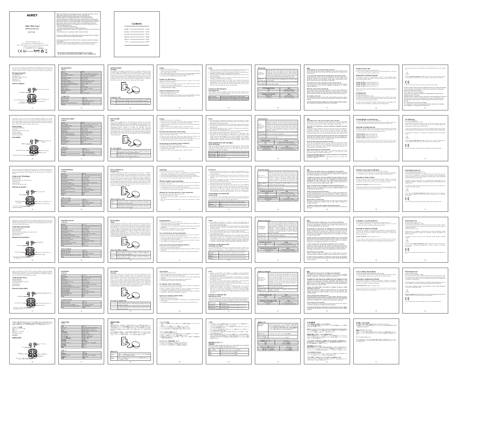 Aukey EP-T25 User Manual