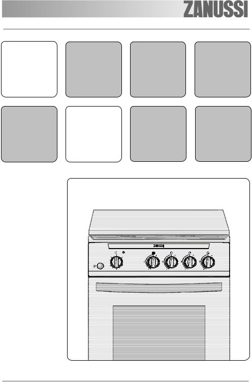 Zanussi ZCG565GW1 User Manual