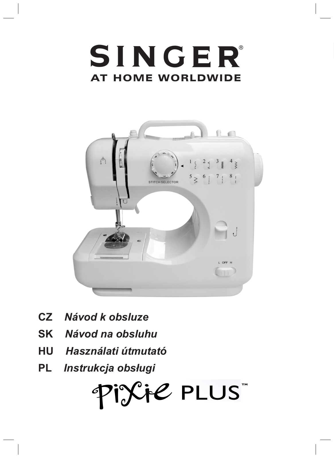 Singer SMC PixiePlus/00 User Manual