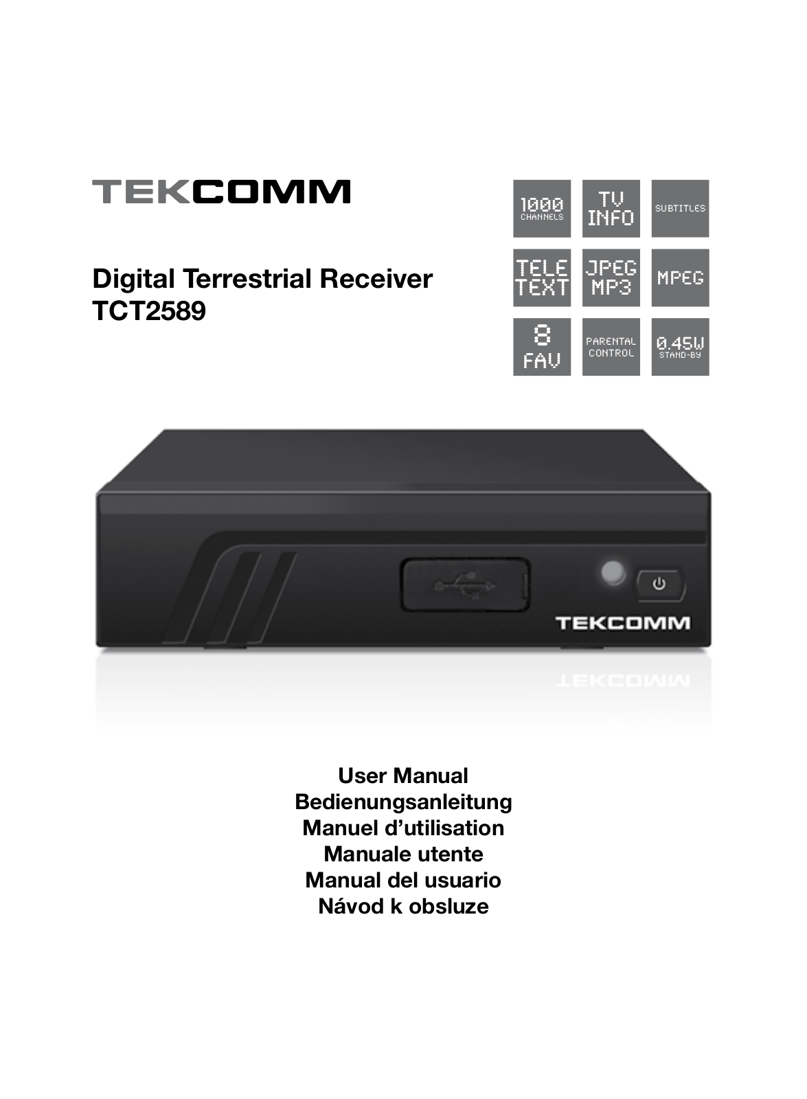 TekComm TCT2589 user manual