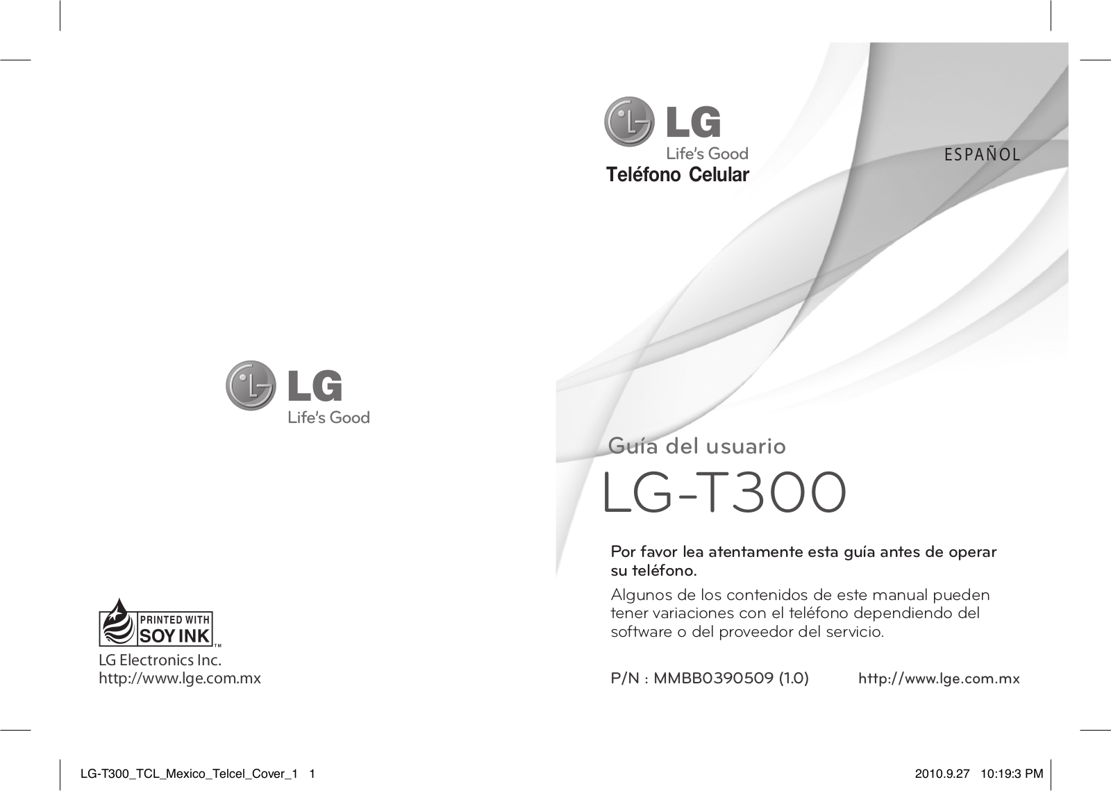 LG LGT300 Owner’s Manual