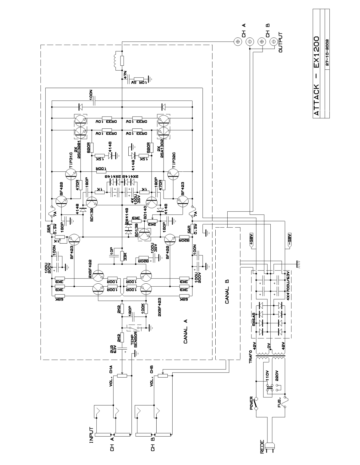 Attack ex1200 schematic - ManualMachine.com