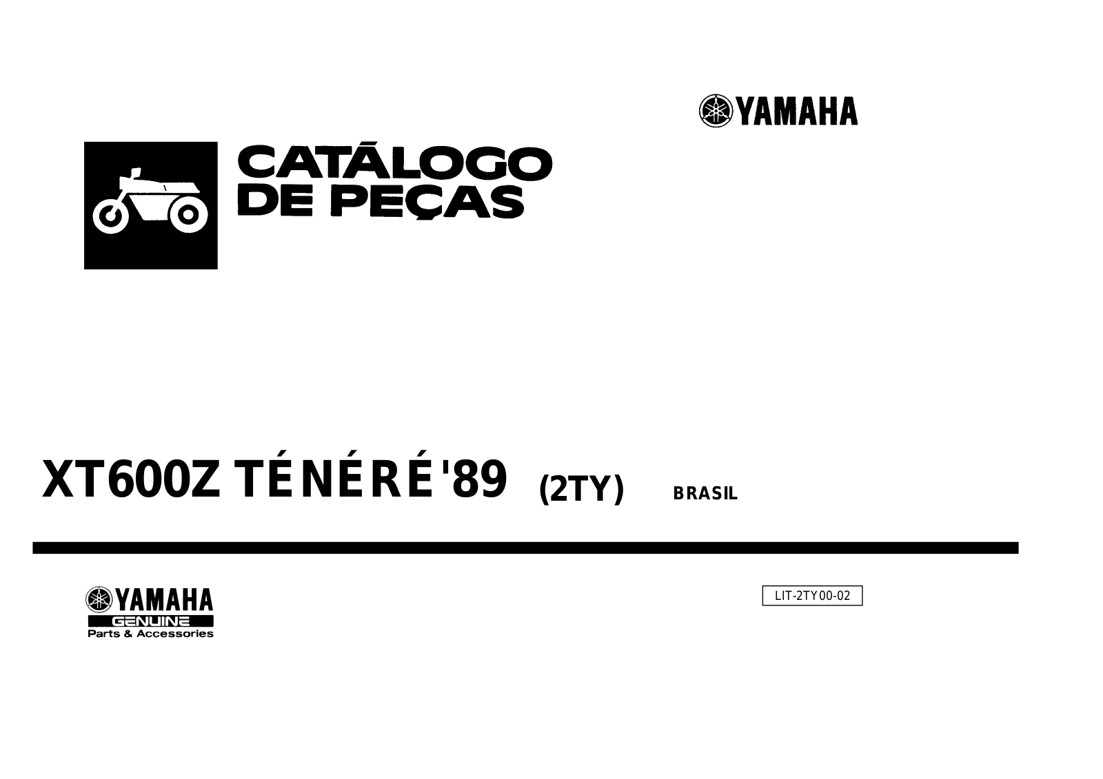 Yamaha XT 600 Teneré Parts Catalog