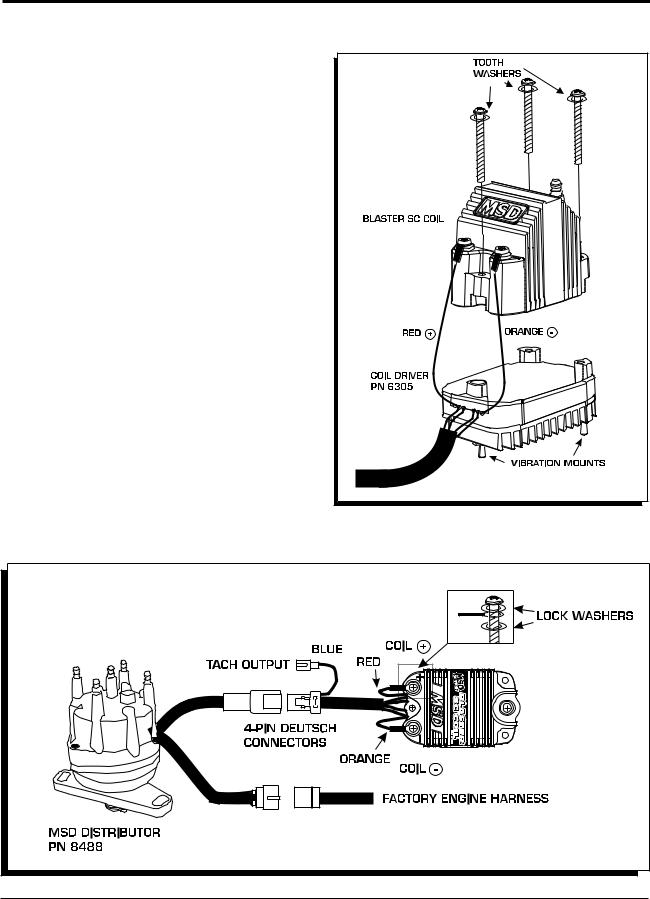 Msd 6305 Sc Coil Driver Ignition For, Msd Blaster Ss Coil Wiring Diagram
