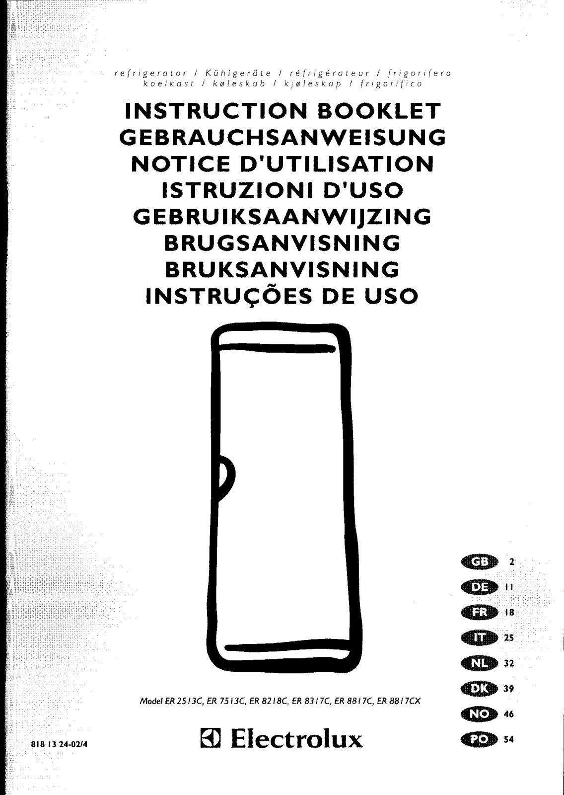 AEG-Electrolux ER8817C, ER8817CX User Manual